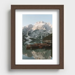 Lago di Braies - Dolomites - South Tyrol Recessed Framed Print