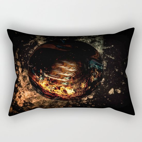 water Fire Rectangular Pillow