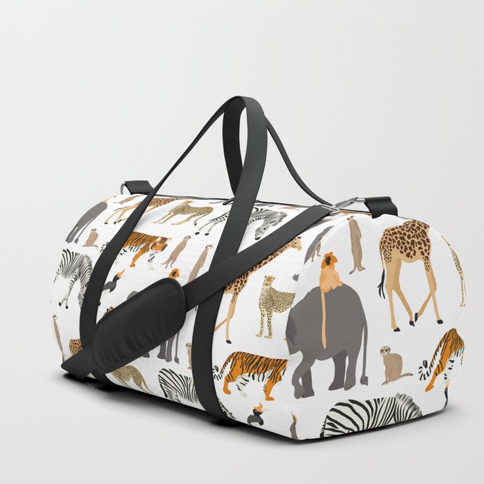 Zoo Safari Jungle Animals Duffle Bag