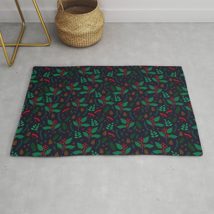 Red Winterberry Rug