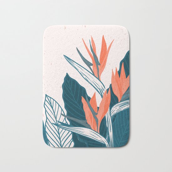 Flowers -a8 Bath Mat