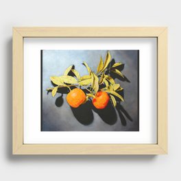 Oranges in Seville Recessed Framed Print