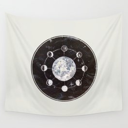 moon phases Wall Tapestry