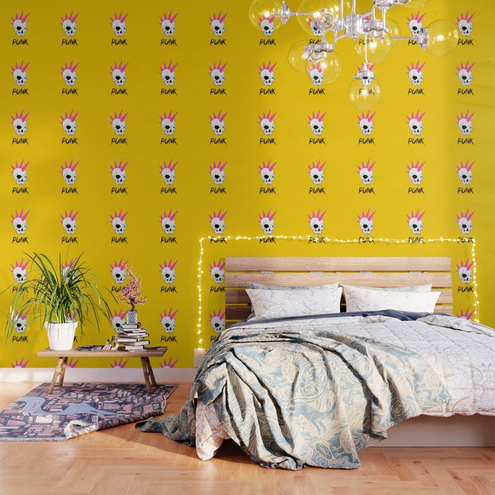Punk Rock Wallpaper By Lovelydesigns Society6