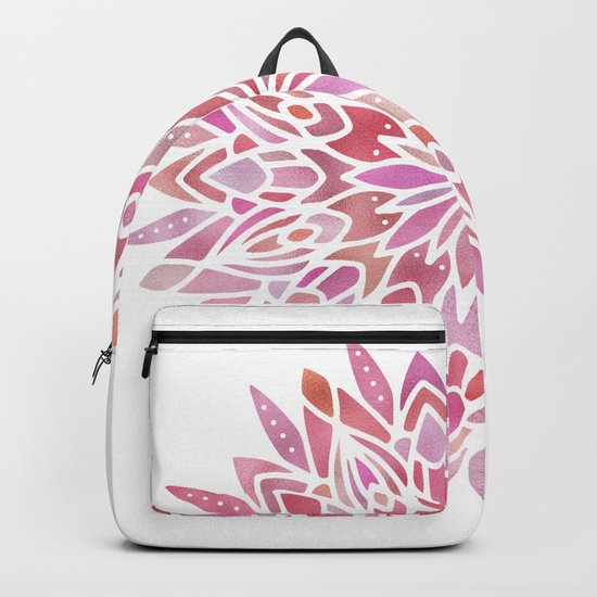 Mandala Pink Gold Backpack