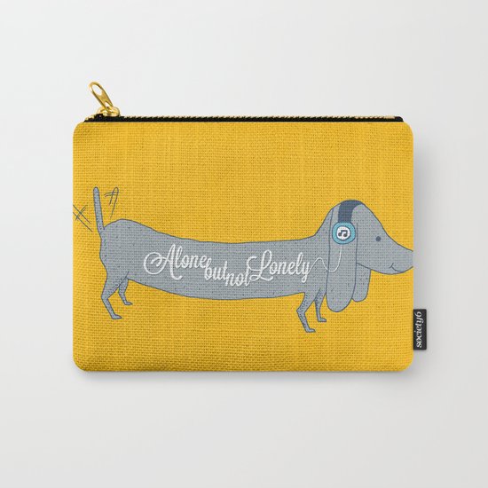 Alone but not Lonely Carry-All Pouch