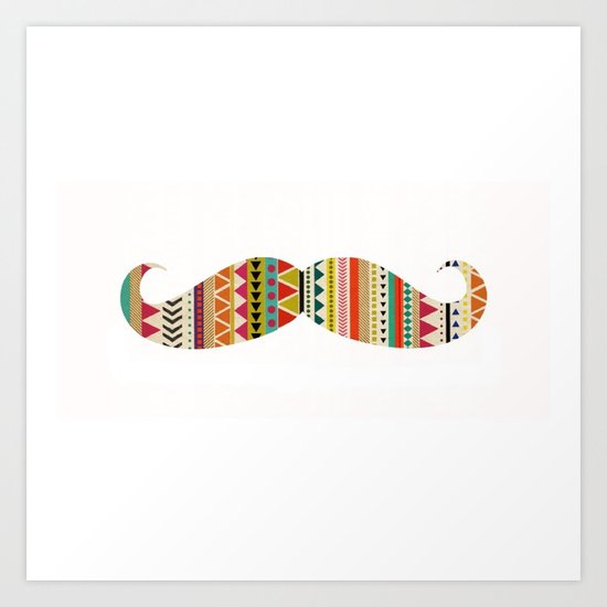 Mustache Art Print