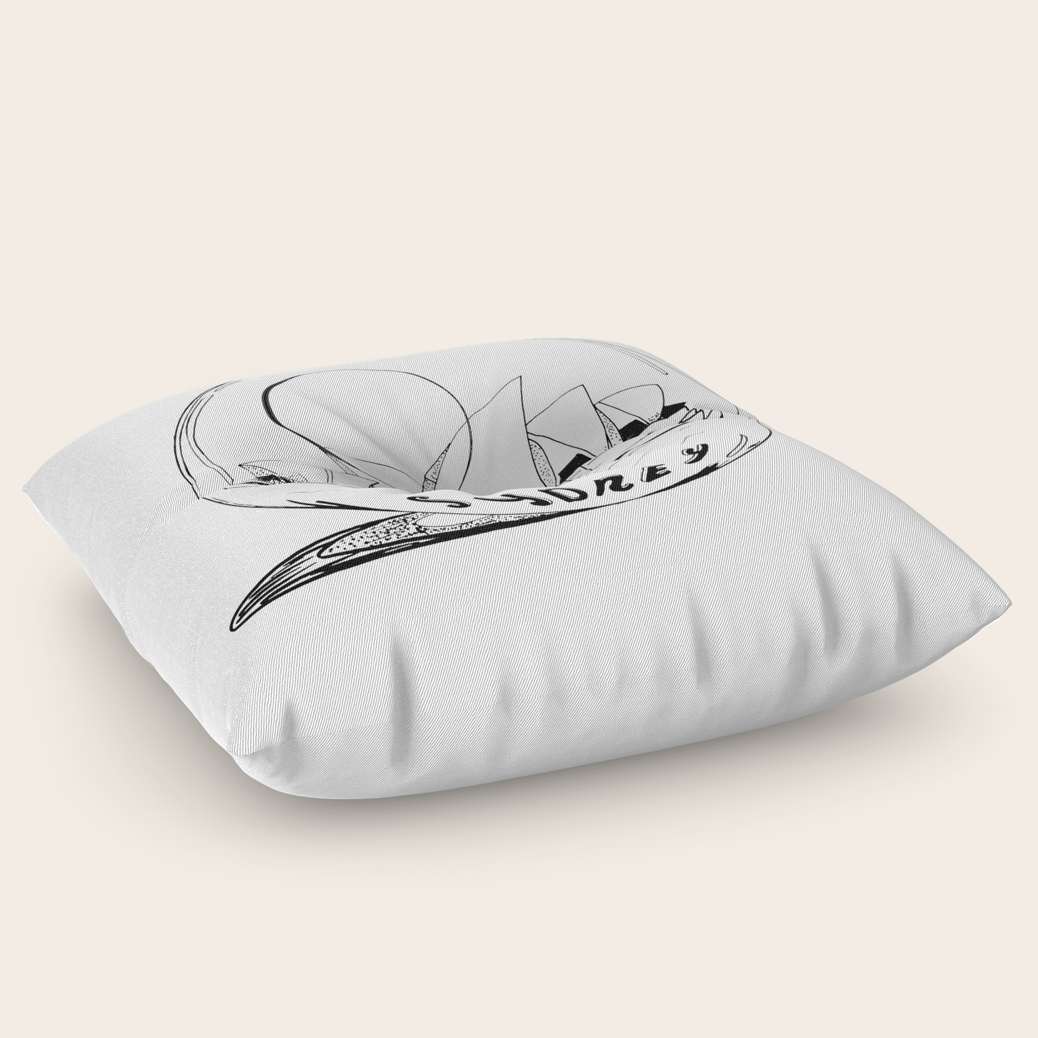 Sydney In A Glass Globe Home Decor Floor Pillow By Vickonskey