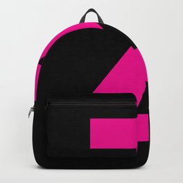 Letter Z (Magenta & Black) Backpack