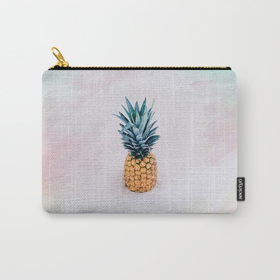 Pineapple on the beach Carry-All Pouch