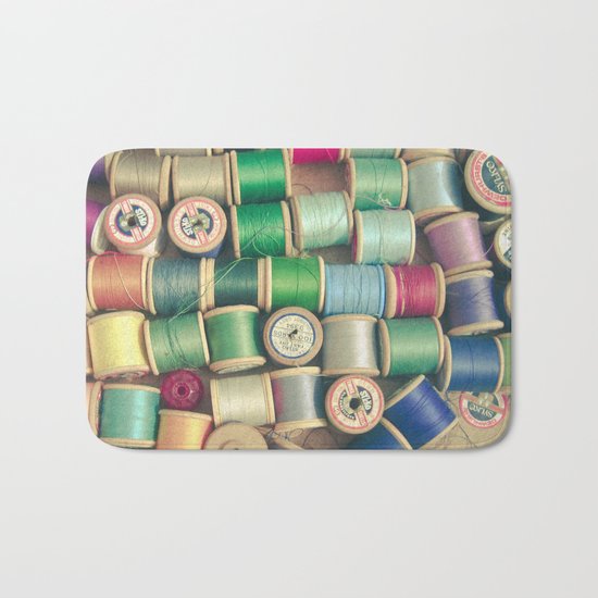 Cotton Reels Bath Mat