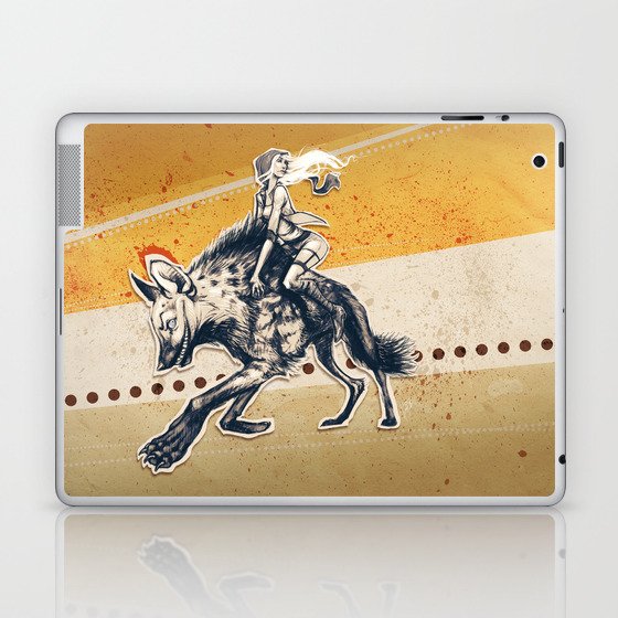Hyena Rider Laptop & iPad Skin