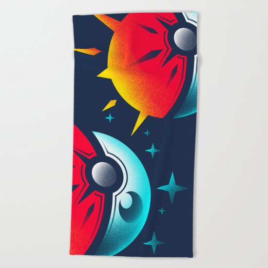 Solis et Lunae Beach Towel