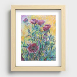 Poppies Recessed Framed Print