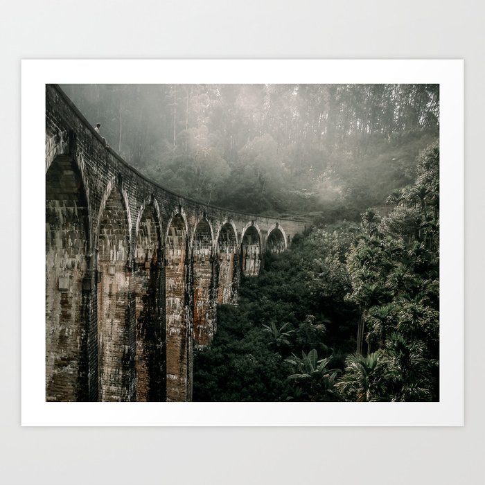 Nine Arch Bridge Sri Lanka | Bridge in the Sky Demodara  Art Print