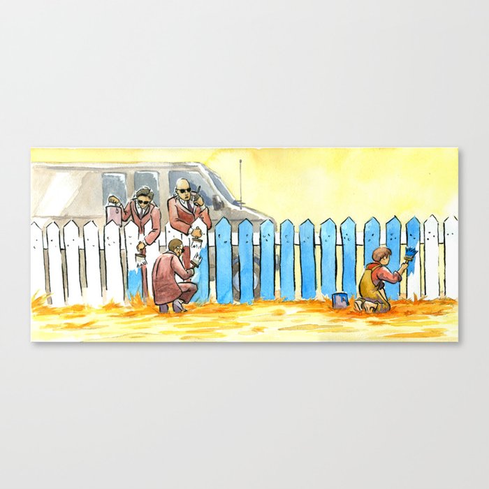 Fenced In Canvas Print