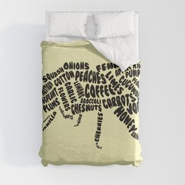 Save the bees Duvet Cover