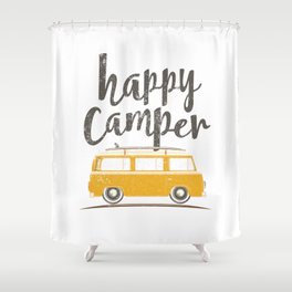 Happy Camper Shower Curtain