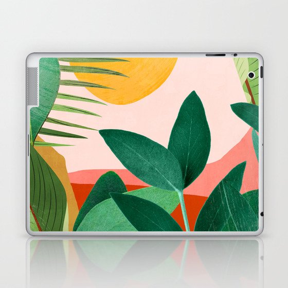 Abstract Art Tropical Leaves 126 Laptop & iPad Skin