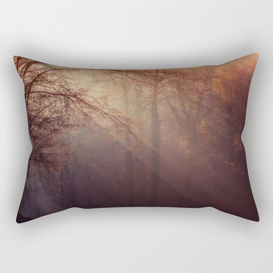 fall forest Rectangular Pillow