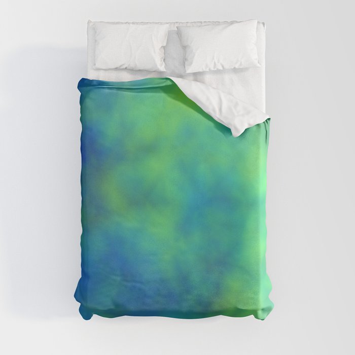 Blue and Green Duvet Cover