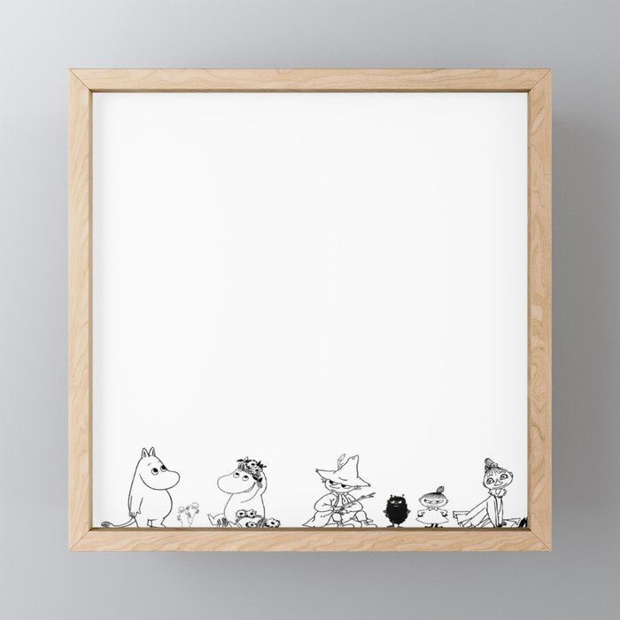 Moomin Framed Mini Art Print