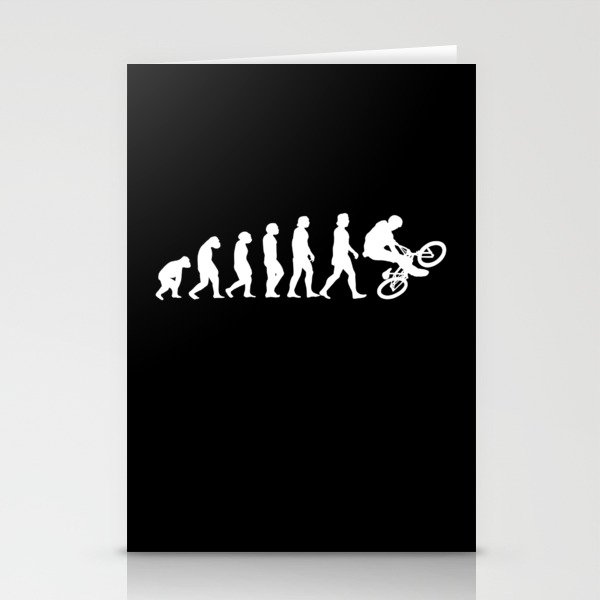 Bmx Evolution Cycling Bike Biker Gift Stationery Cards