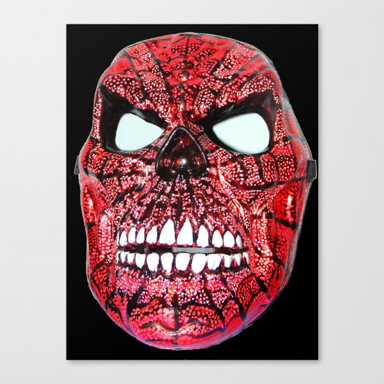Spidey Skull Canvas Print