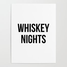 Whiskey Nights Poster