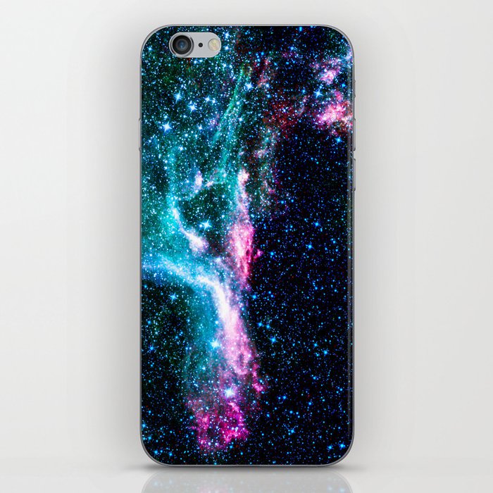 Starry Colorful Nebula iPhone Skin