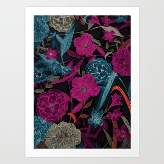 Dark Garden Art Print