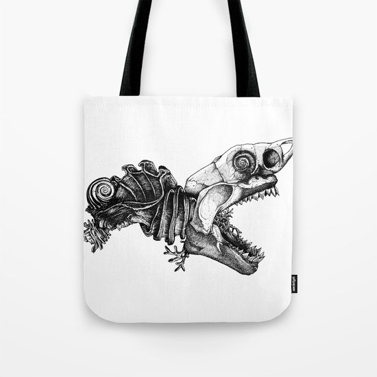 Prehistoric Bloom - The Fish Tote Bag