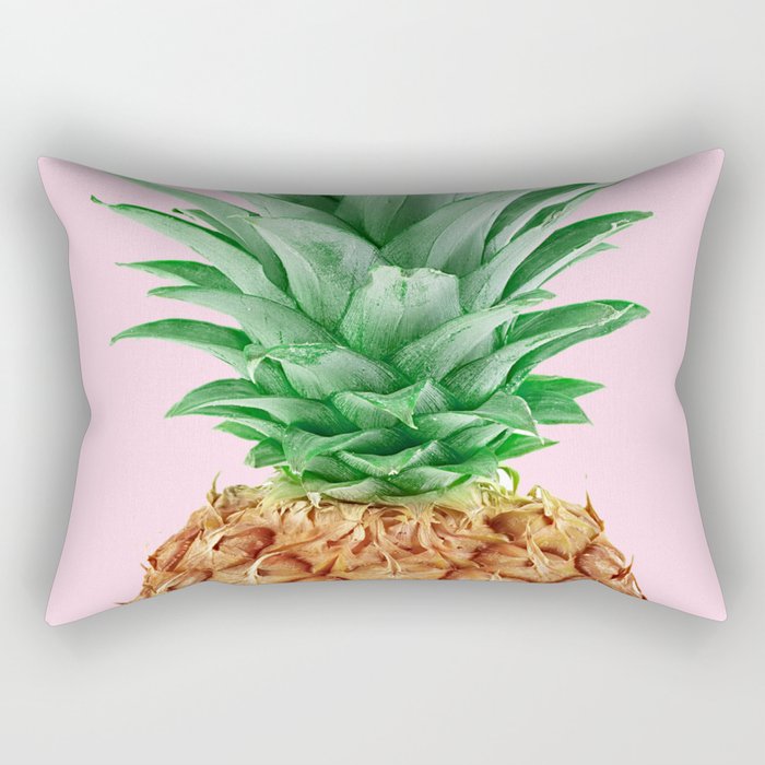 Pink Pineapple Rectangular Pillow