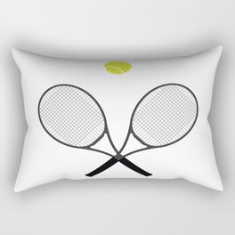 Tennis Racket And Ball 2 Rectangular Pillow