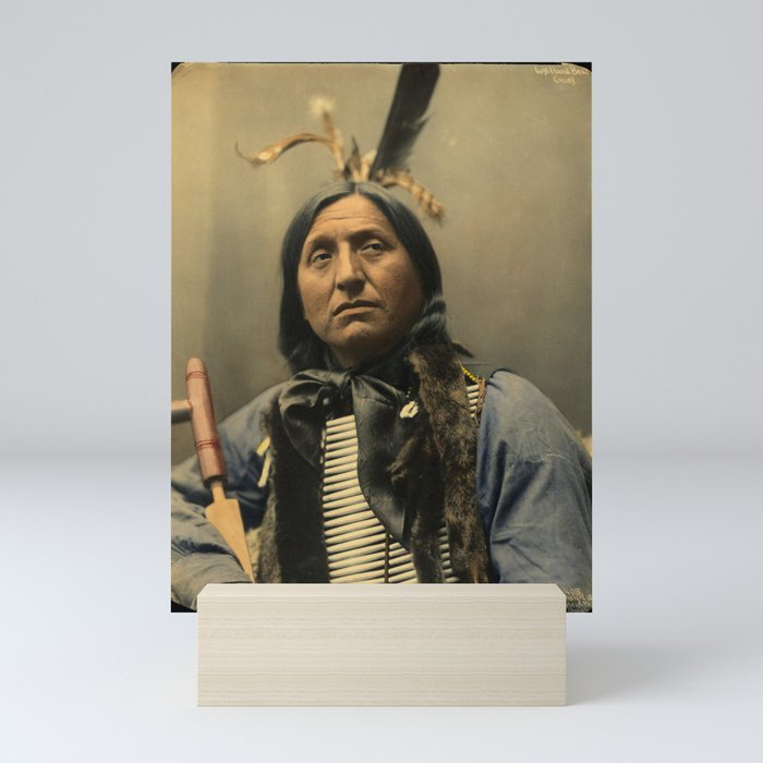 Left Hand Bear - Oglala Sioux Chief Mini Art Print