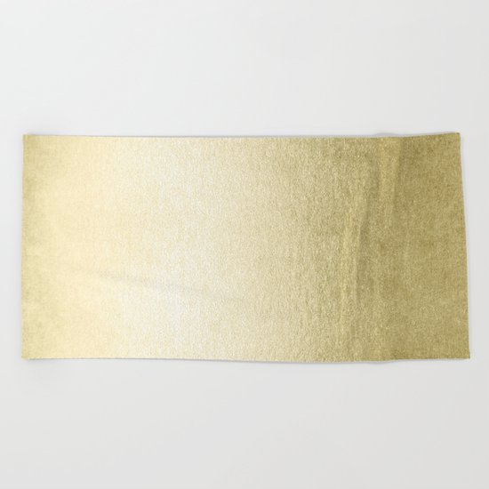 Simply Gilded Palace Gold Beach Towel