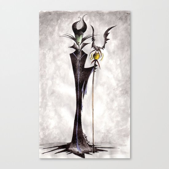 Maleficent Canvas Print
