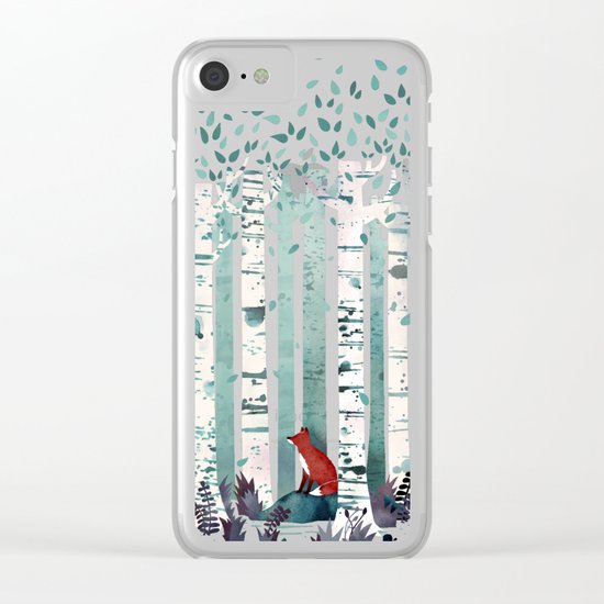 The Birches Clear iPhone Case