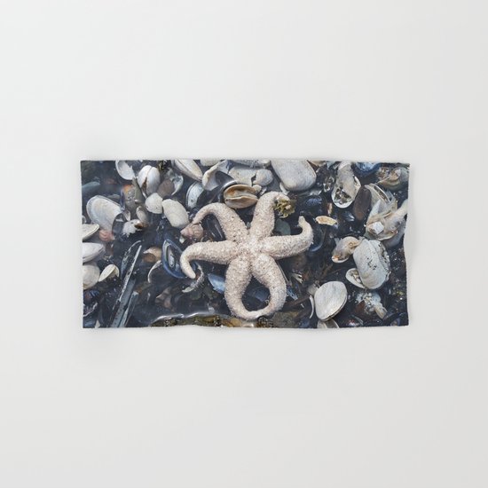 Starfish and Shells Hand & Bath Towel