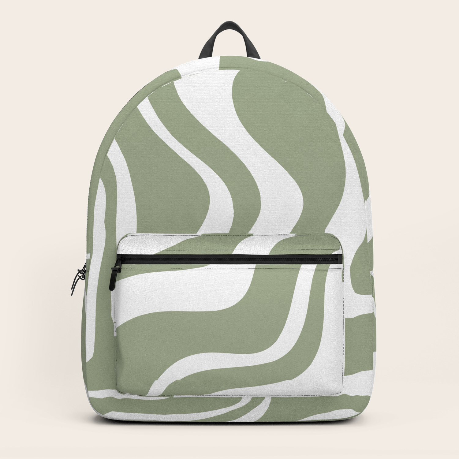 sage green backpack