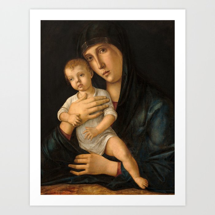  Madonna and Child by Giovanni Bellini Art Print