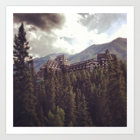 Mountain Fortress Art Print
