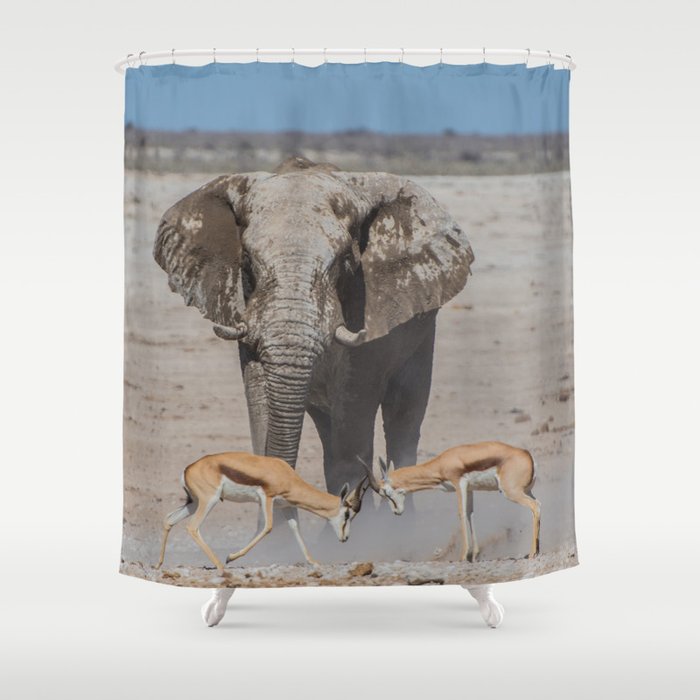 Elephant Safari Shower Curtain