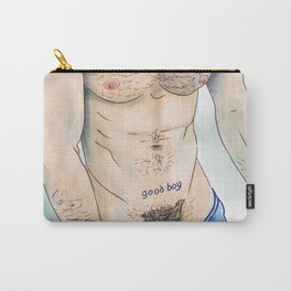 Good Boy (Watercolor Print) Carry-All Pouch