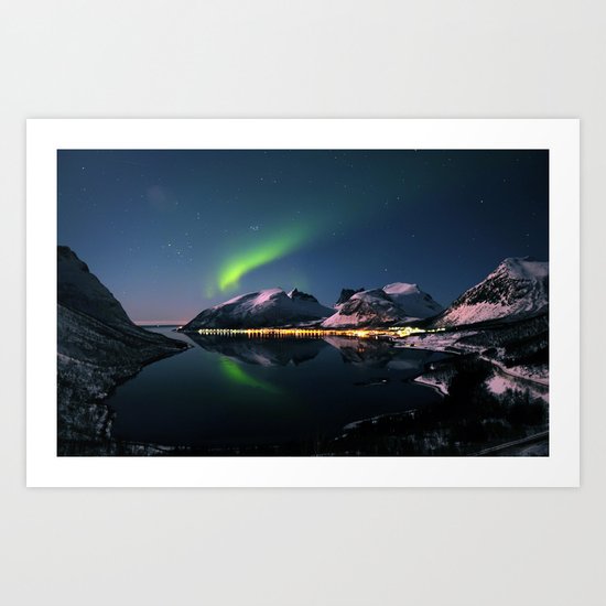 aurora borealis Art Print