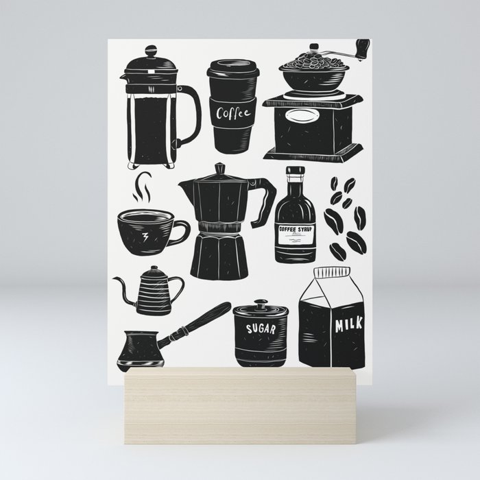 Coffee Culture Mini Art Print