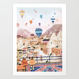 Cappadocia, Turkey Art Print