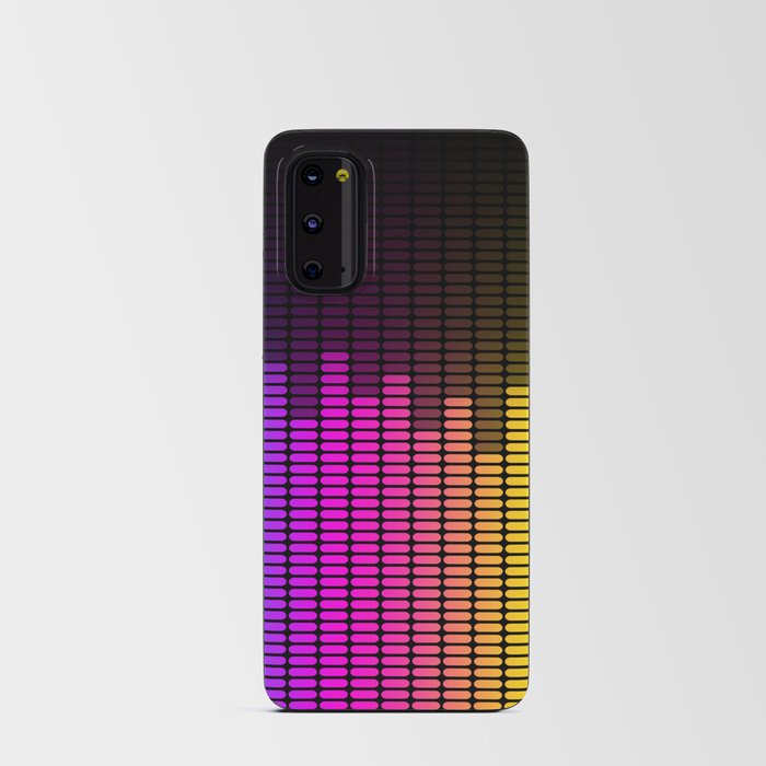 Equalizer Rainbow Music Lover Sound Engineer Audio Pattern Android Card Case