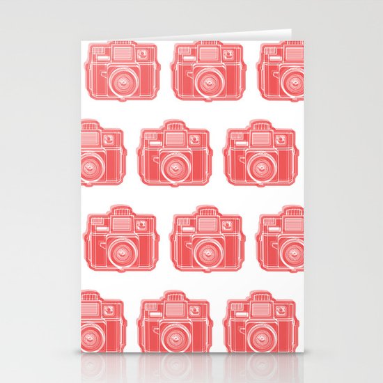 I Still Shoot Film Holga Logo - Red Stationery Cards