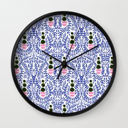 Southern Living - Chinoiserie Pattern Small Wall Clock